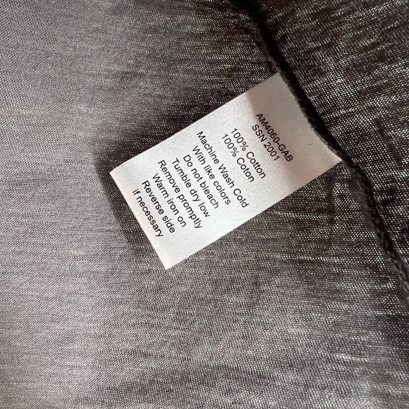 ATM Anthony Thomas Melillo Mens Cotton T-Shirt Charcoal Gray Short Sleeve Tee XL - Picture 5 of 8